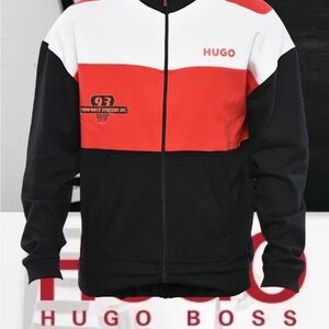 Hugo Boss  Stretch Cotton Sweatshirt with Zip US L